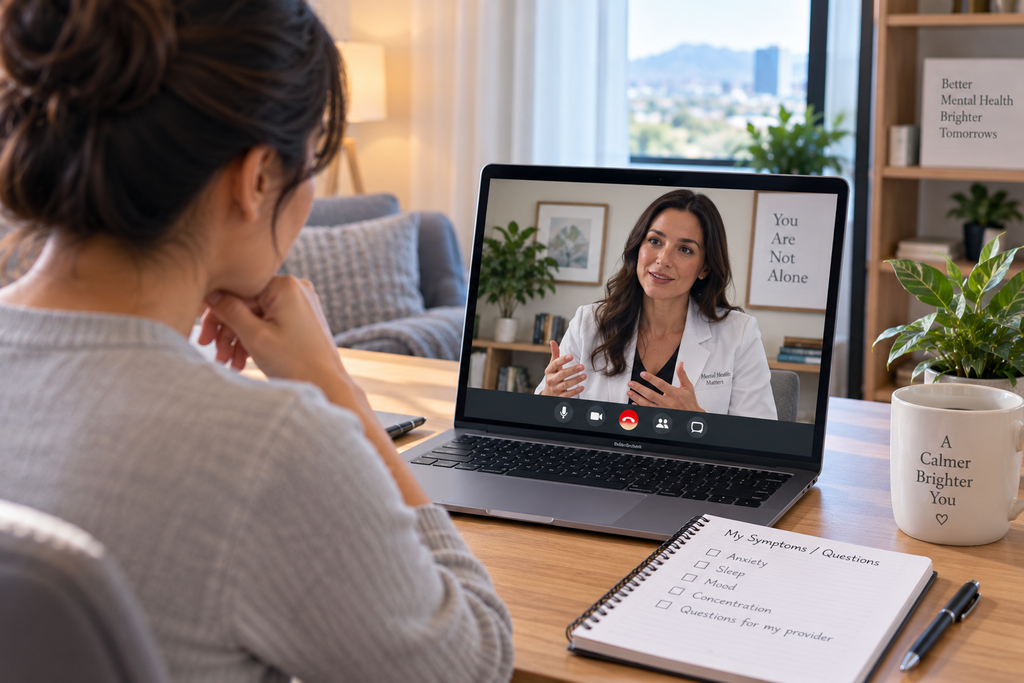 Anxiety Evaluation via Telehealth vs. In Person