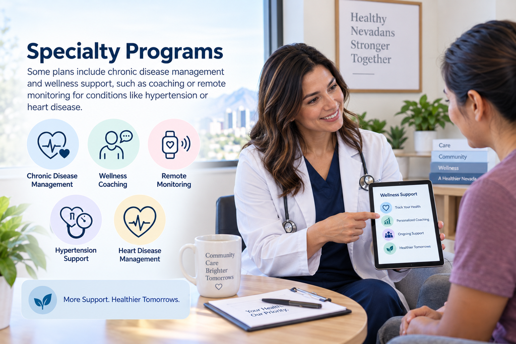 Types of Health Plan of Nevada Plans